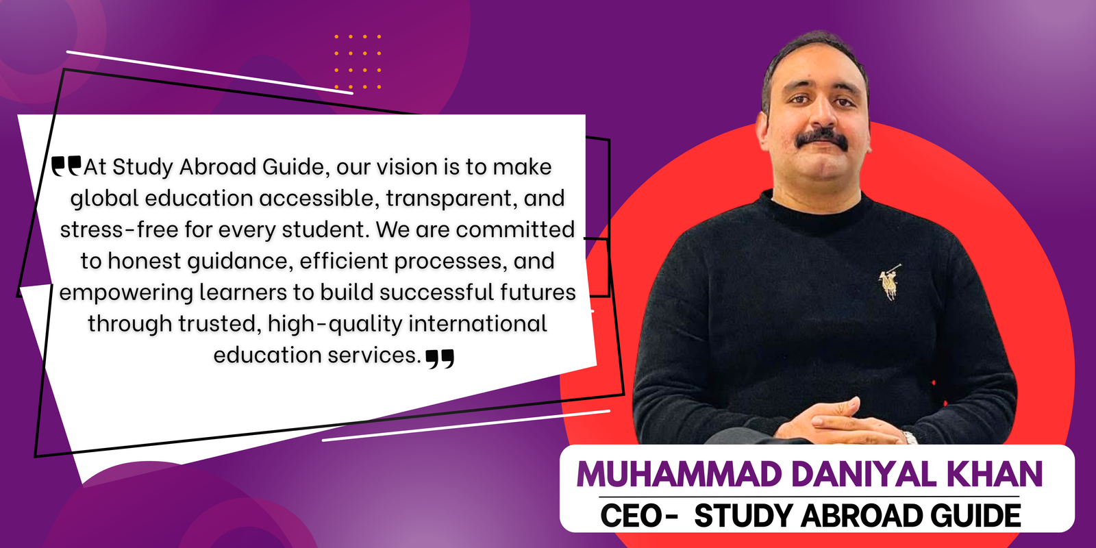 Muhammad Daniyal Khan - CEO